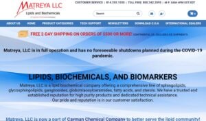 Matreya Cayman Chemical Company | Korea 공식 대리점 | 코람바이오텍(주)/코람바이오젠(주)