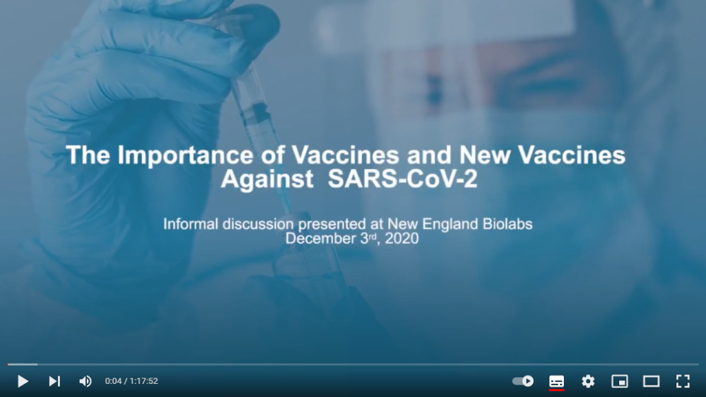SARS-CoV-2 백신의 중요성
